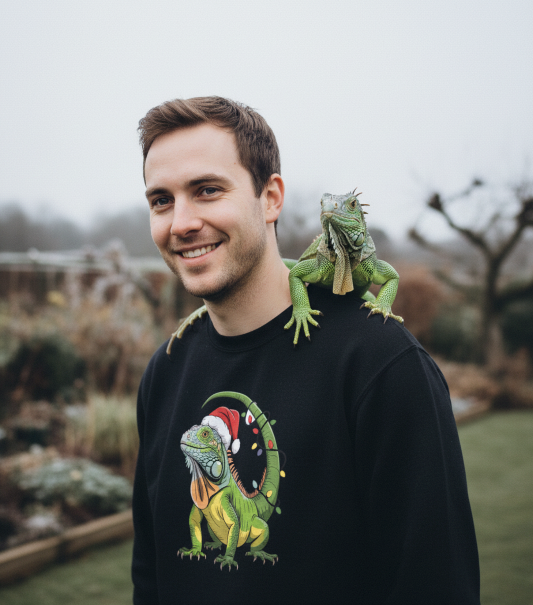 Iguana Christmas Sweatshirt
