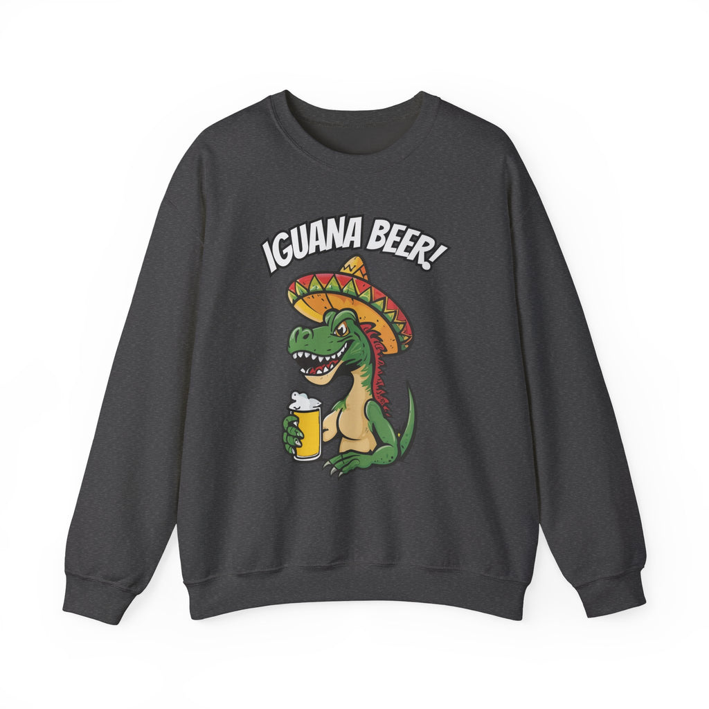 Iguana Beer Cheering Christmas Sweatshirt