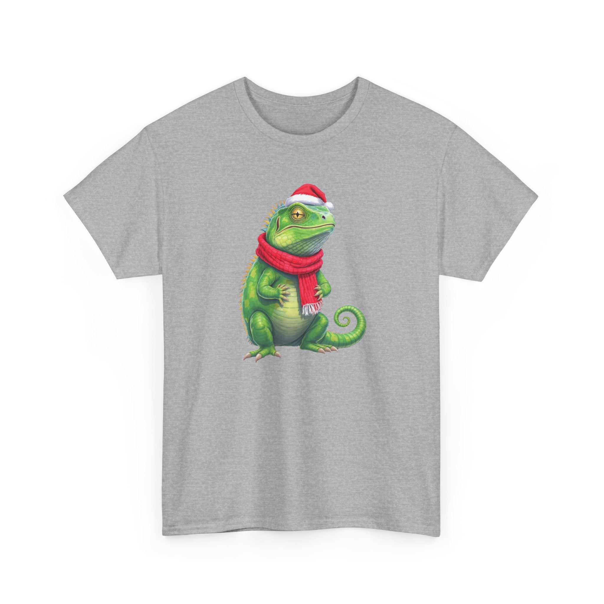 Iguana Christmas Tee — Festive Reptile Holiday Shirt