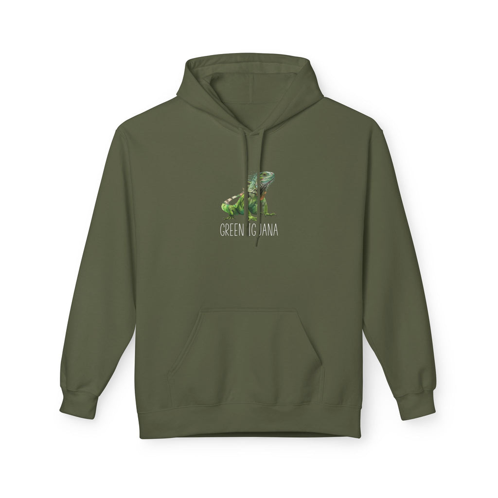 "GREEN IGUANA" - Iguana Lover Hoodie