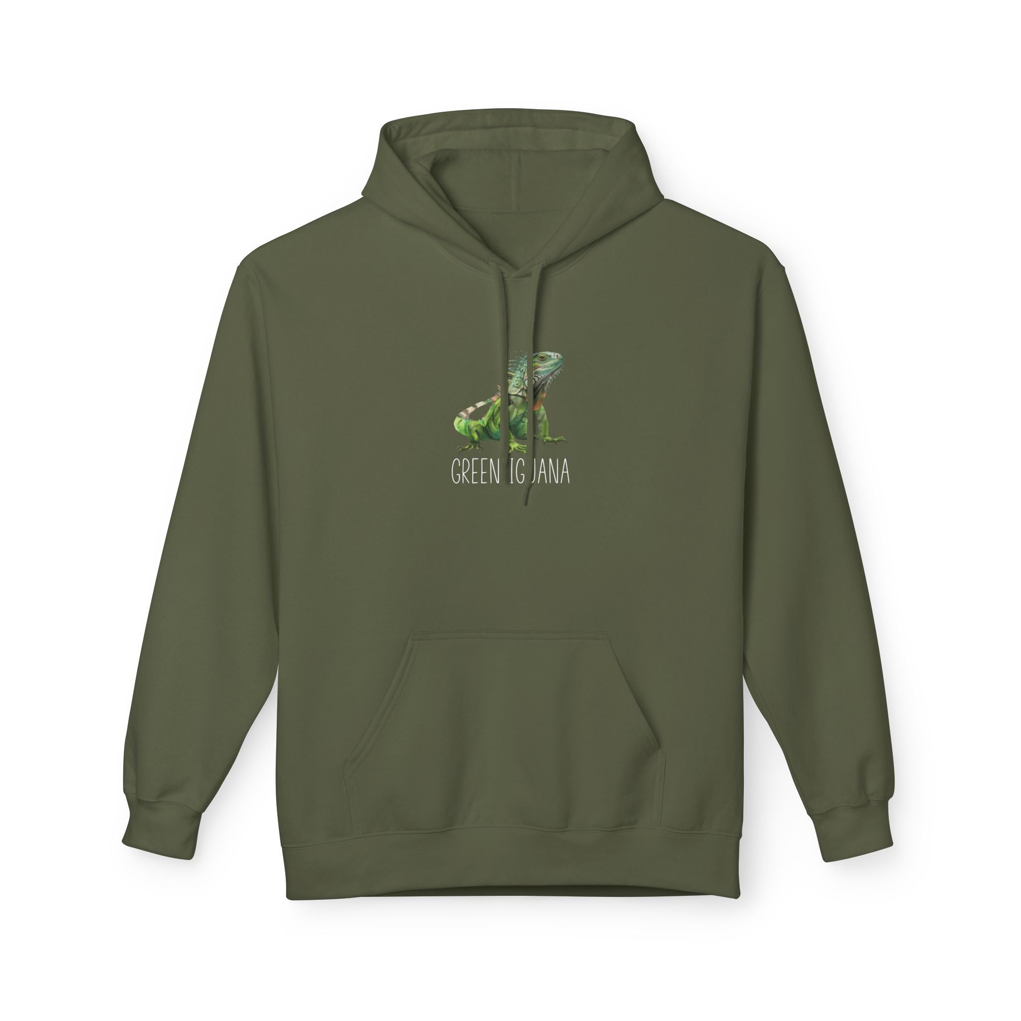 "GREEN IGUANA" - Iguana Lover Hoodie