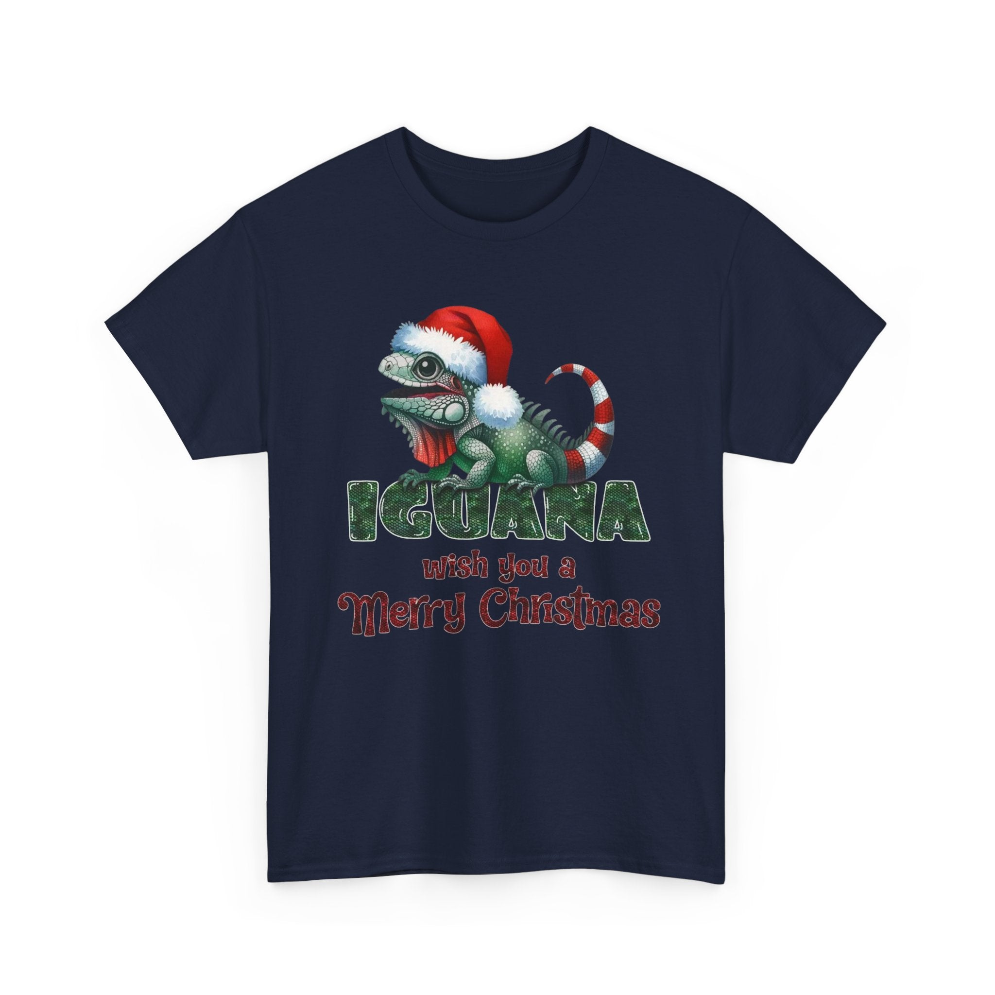 Iguana Wishes You a Merry Christmas Tee