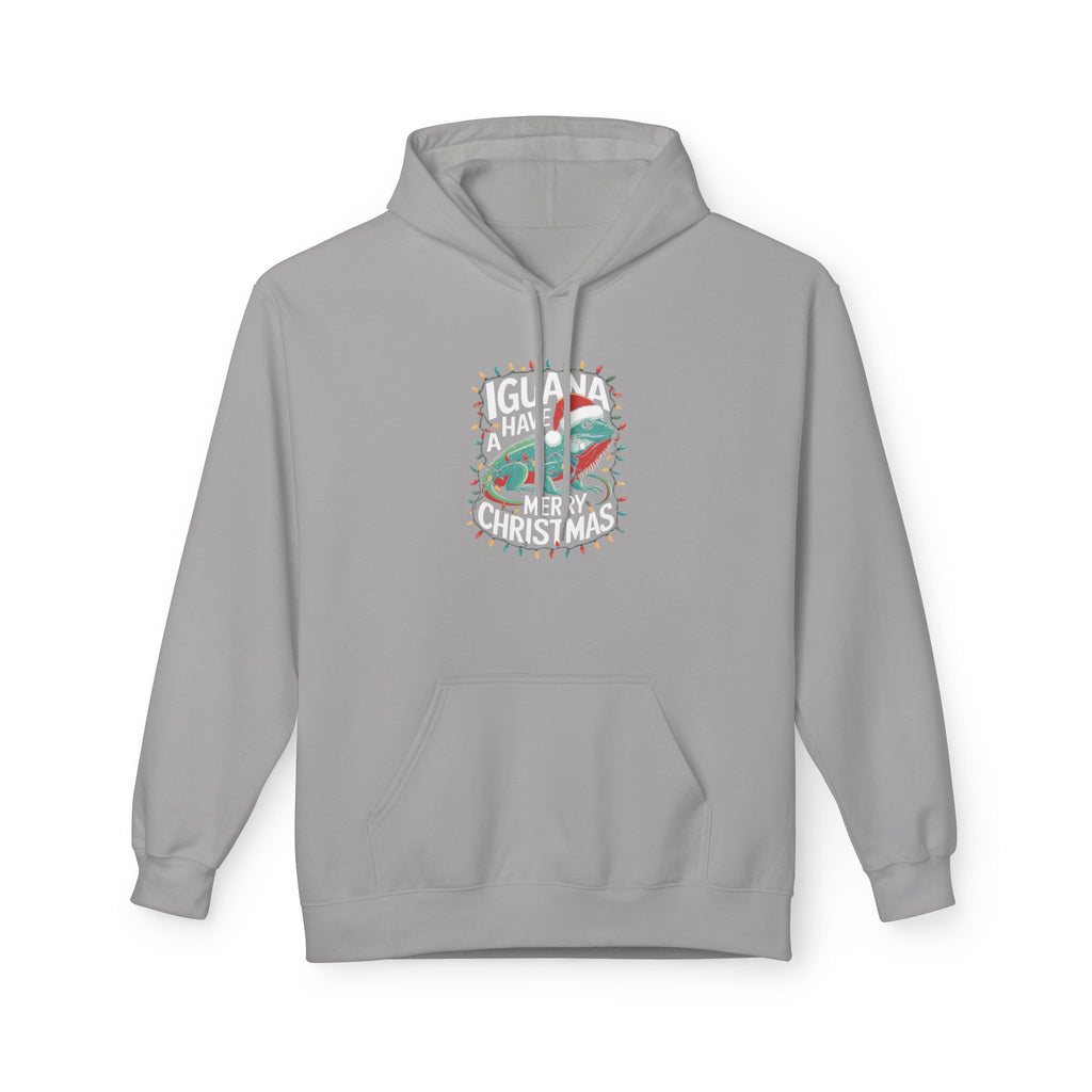 Iguana Christmas Hoodie - "Iguana Have A Merry Christmas"
