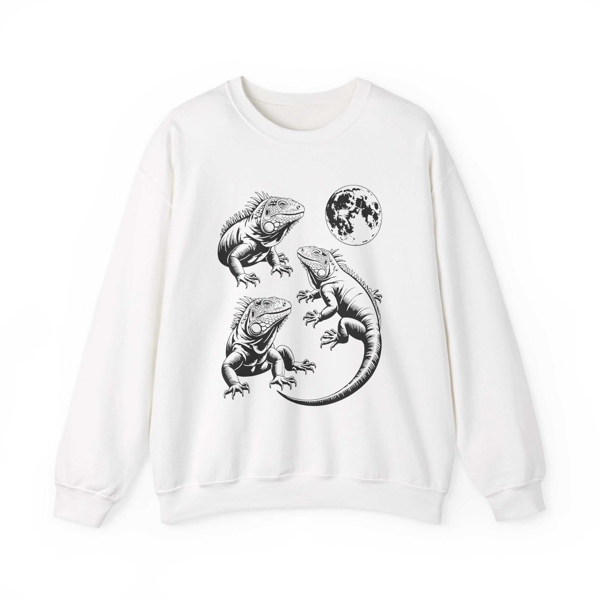 Iguana Line Art Sweatshirt - Iguana Lover Sweatshirt