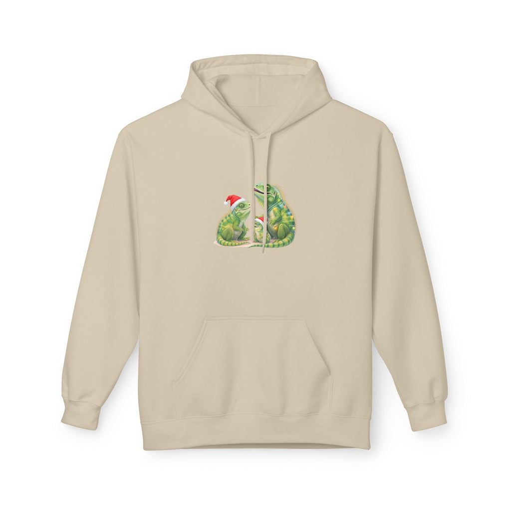 Iguana Family Christmas Hoodie — Reptile Lover Holiday Sweatshirt