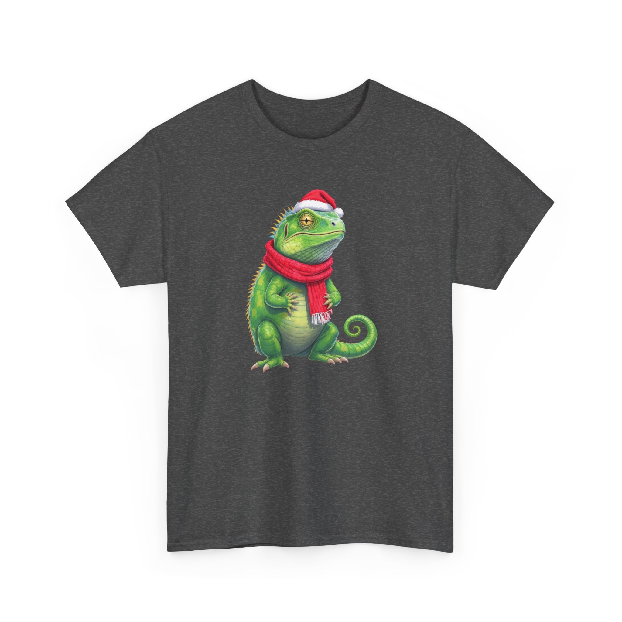 Iguana Christmas Tee — Festive Reptile Holiday Shirt
