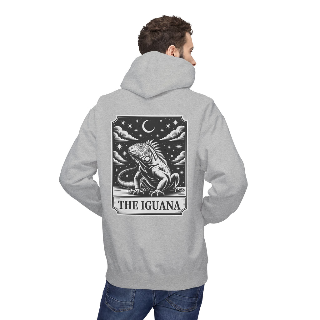 The Iguana Vintage Tarot Hoodie - Iguana Lover Hoodie