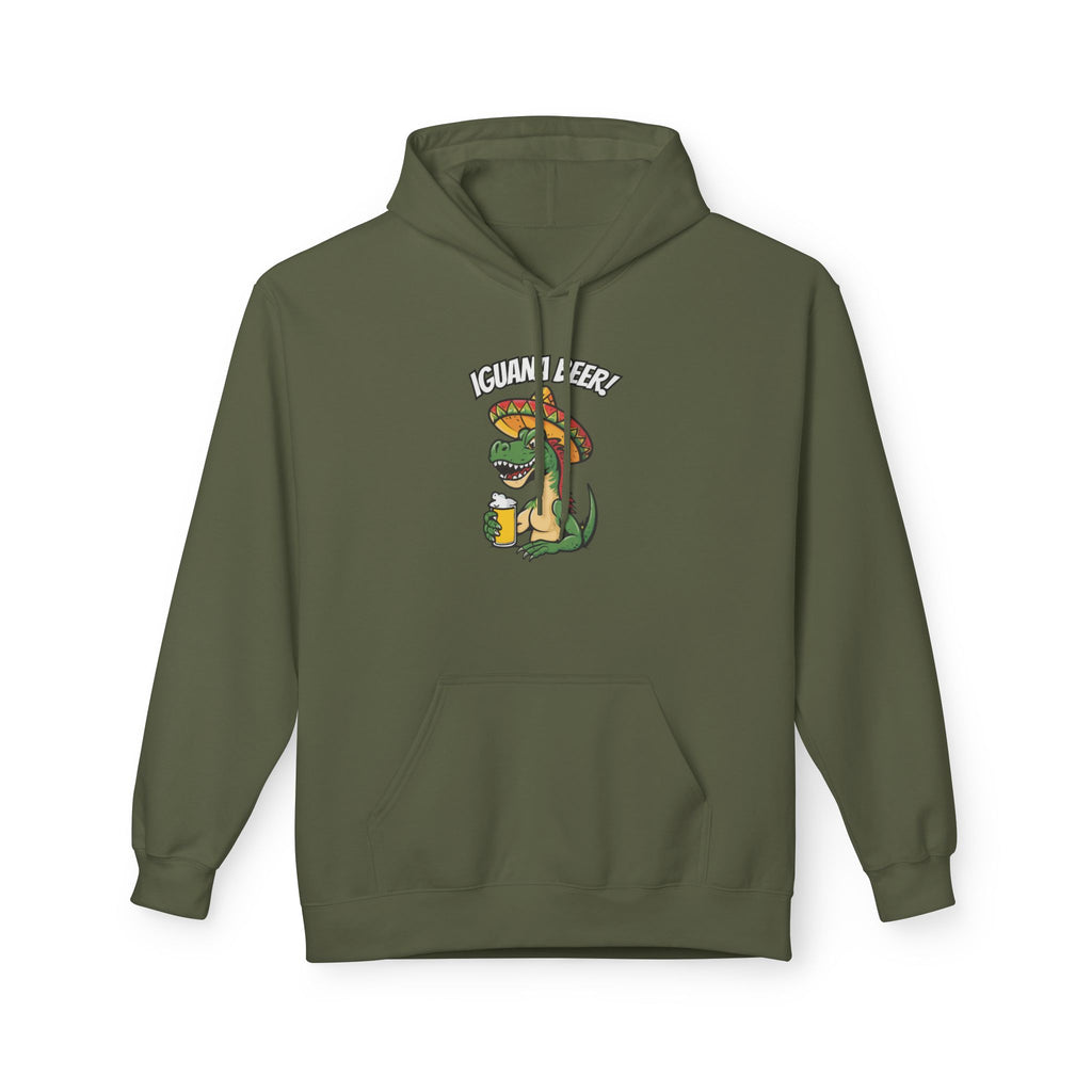 Iguana Beer Cheer Hoodie