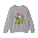 Sweatshirt - Iguana Wrapped in Christmas Lights Design