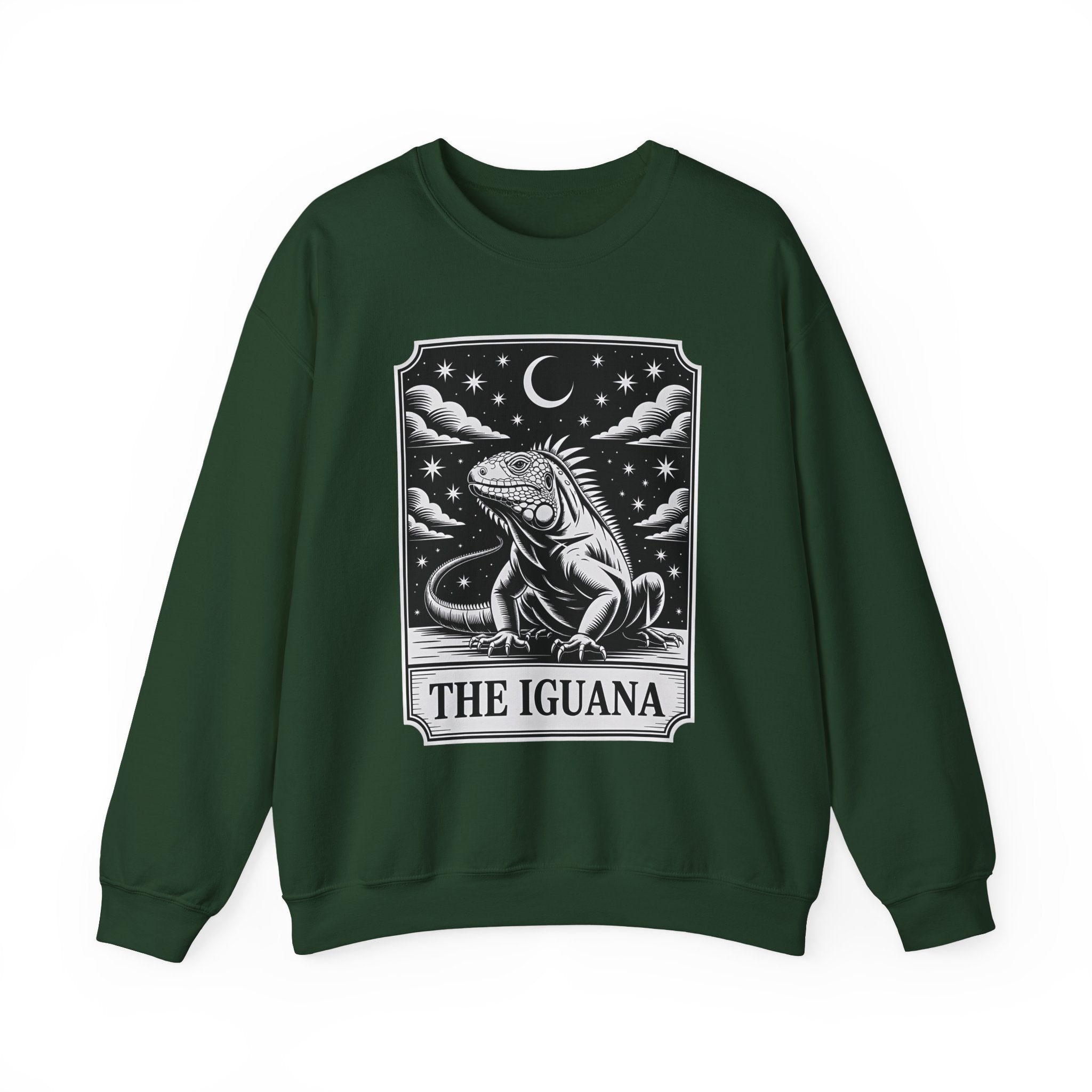 The Iguana Vintage Tarot Sweatshirt - Iguana Lover Sweatshirt