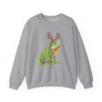 Iguana Reindeer Antlers Sweatshirt