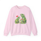 Iguana Family Christmas Sweatshirt — Reptile Lover Holiday Sweatshirt