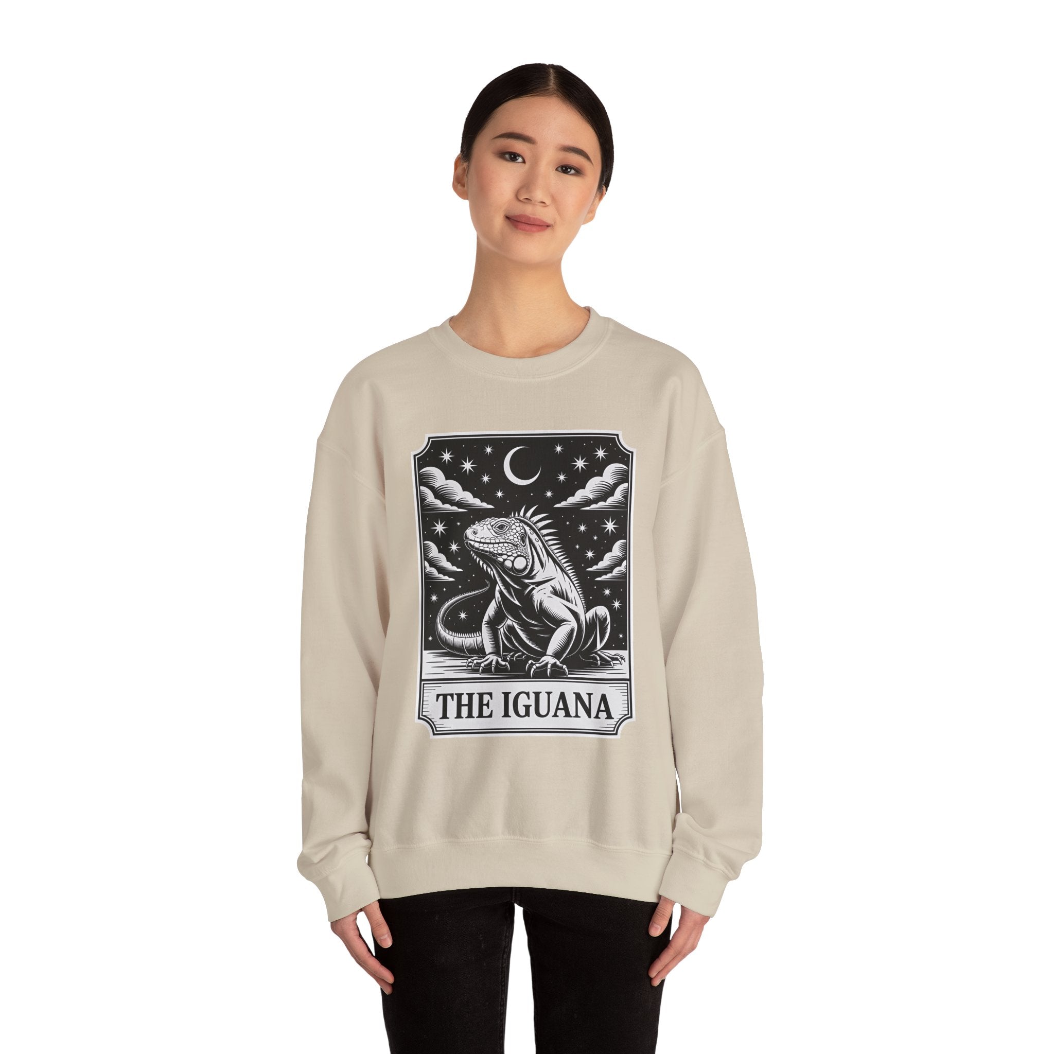 The Iguana Vintage Tarot Sweatshirt - Iguana Lover Sweatshirt