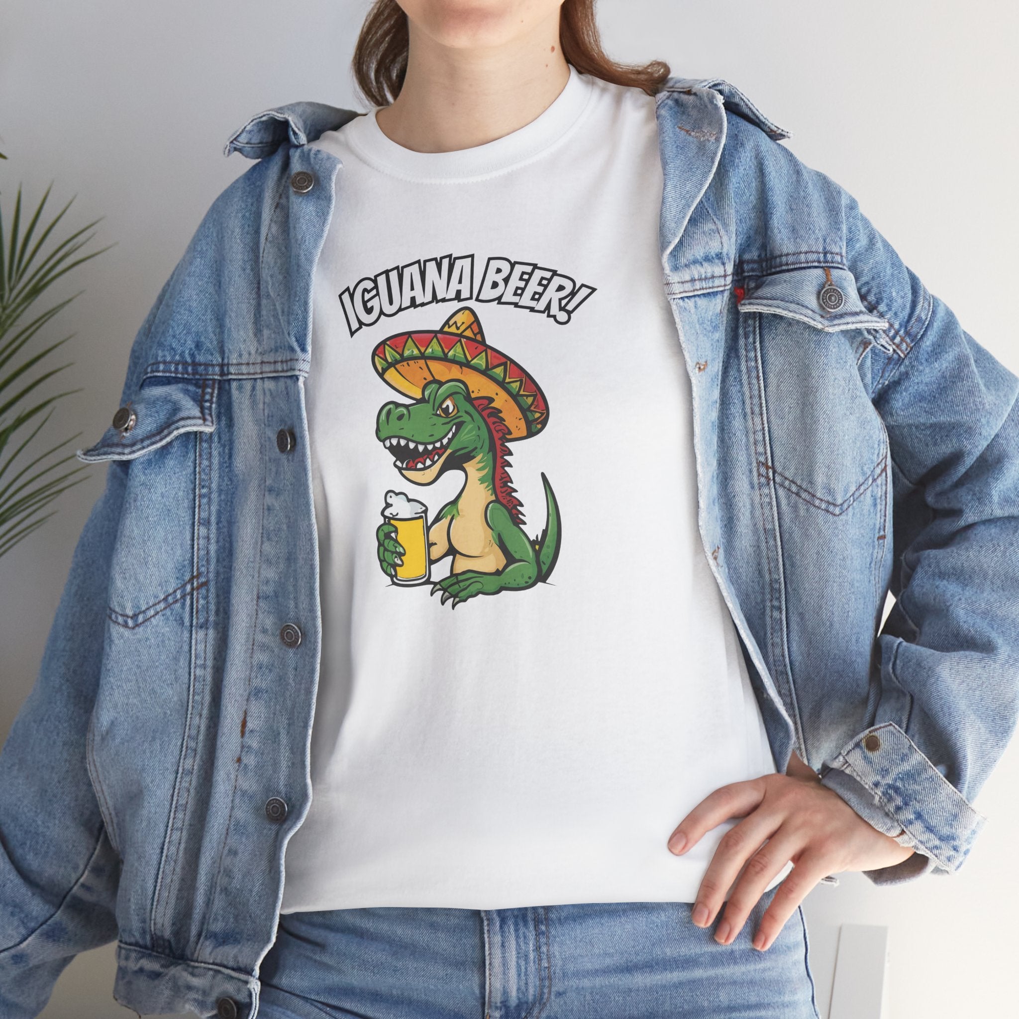Iguana Beer Cheer Unisex Tee