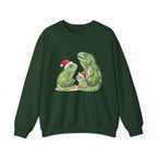 Iguana Family Christmas Sweatshirt — Reptile Lover Holiday Sweatshirt