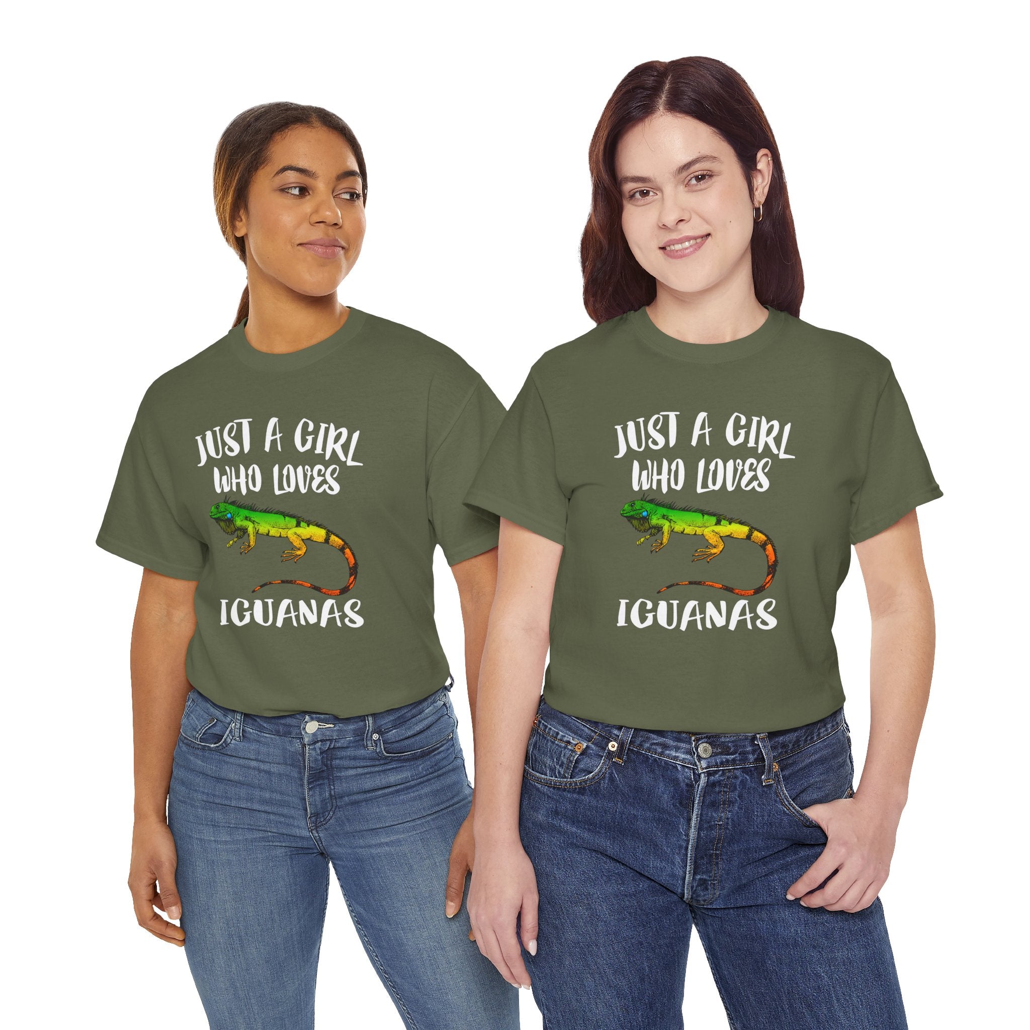 "Just A Girl Who Loves Iguanas" - Iguana Lover T-Shirt