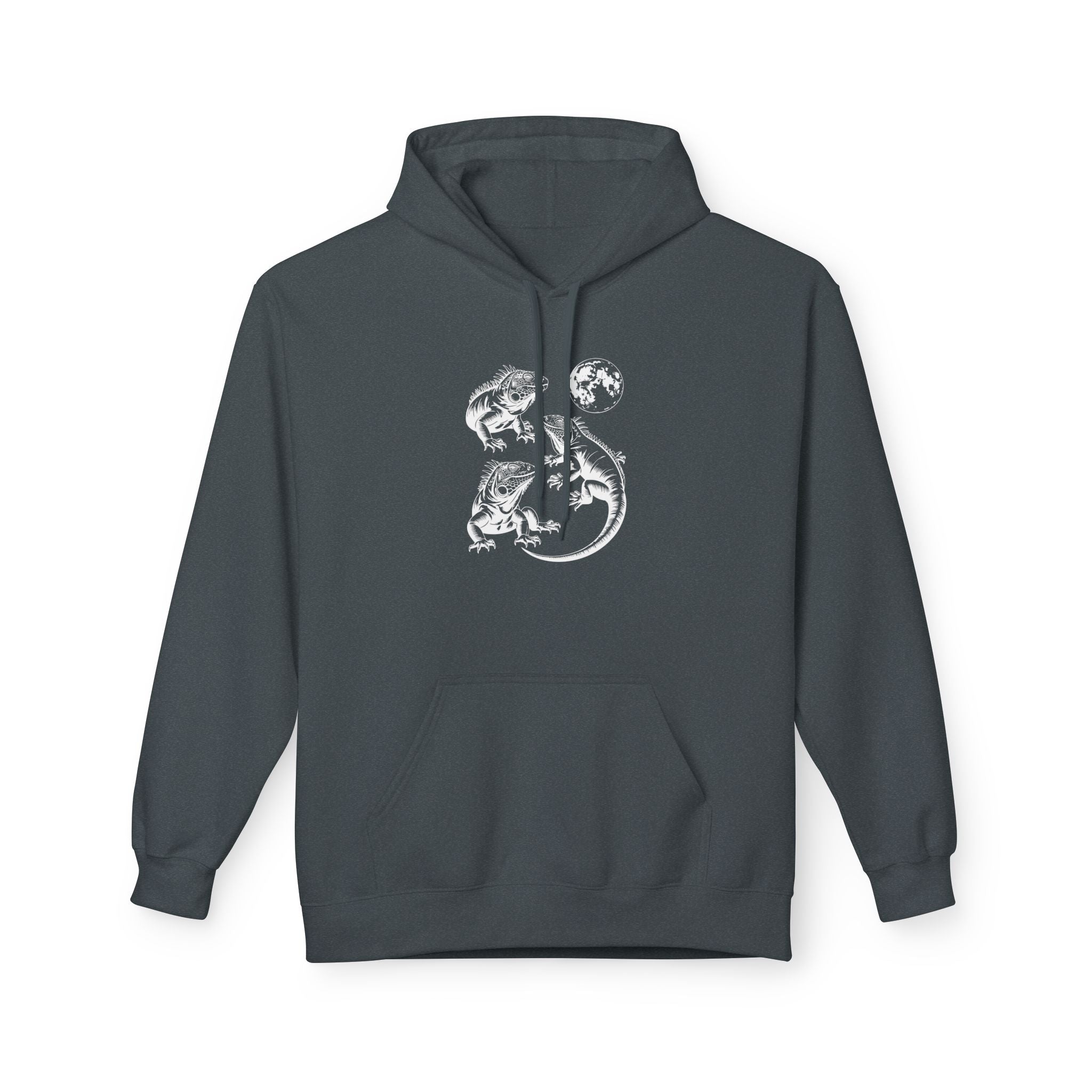 Iguana Line Art Hoodie - Iguana Lover Hoodie