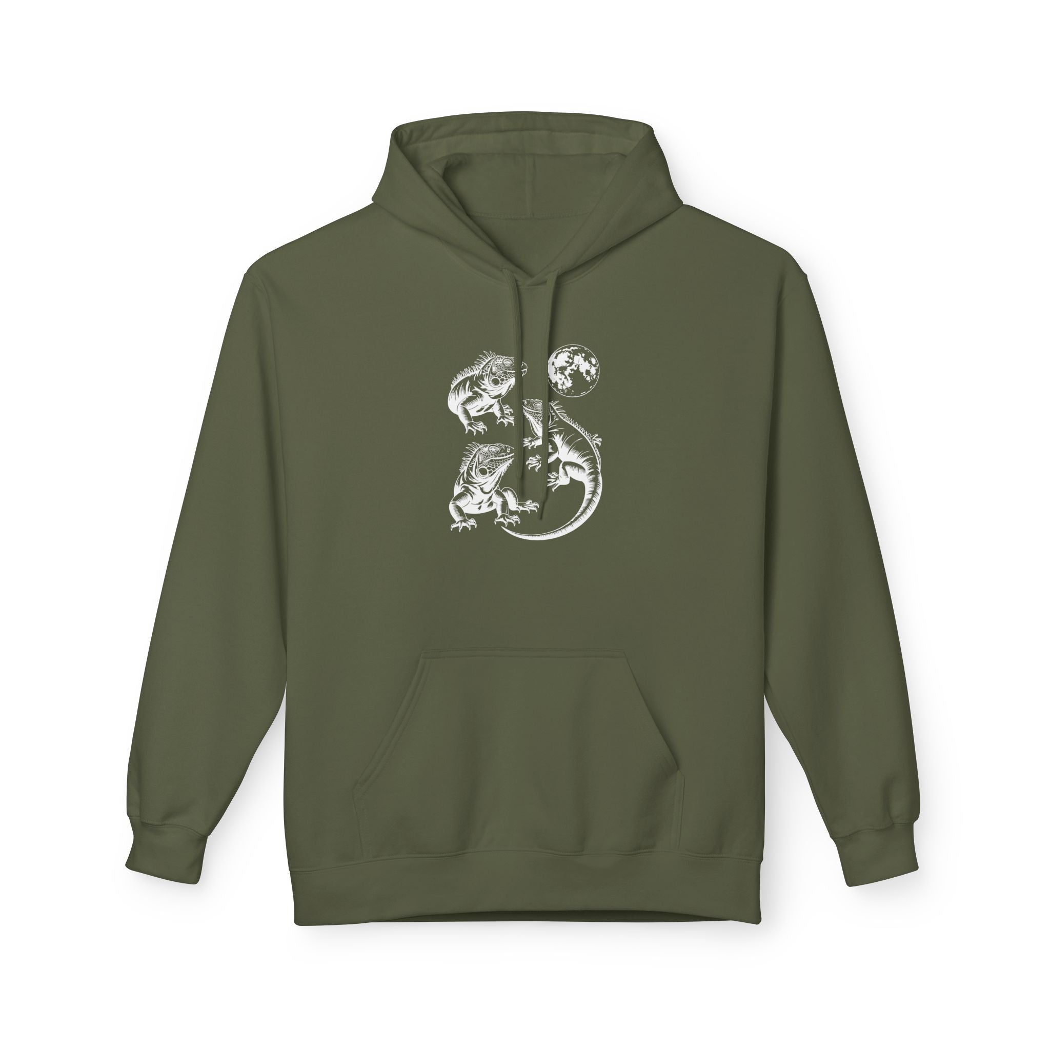 Iguana Line Art Hoodie - Iguana Lover Hoodie