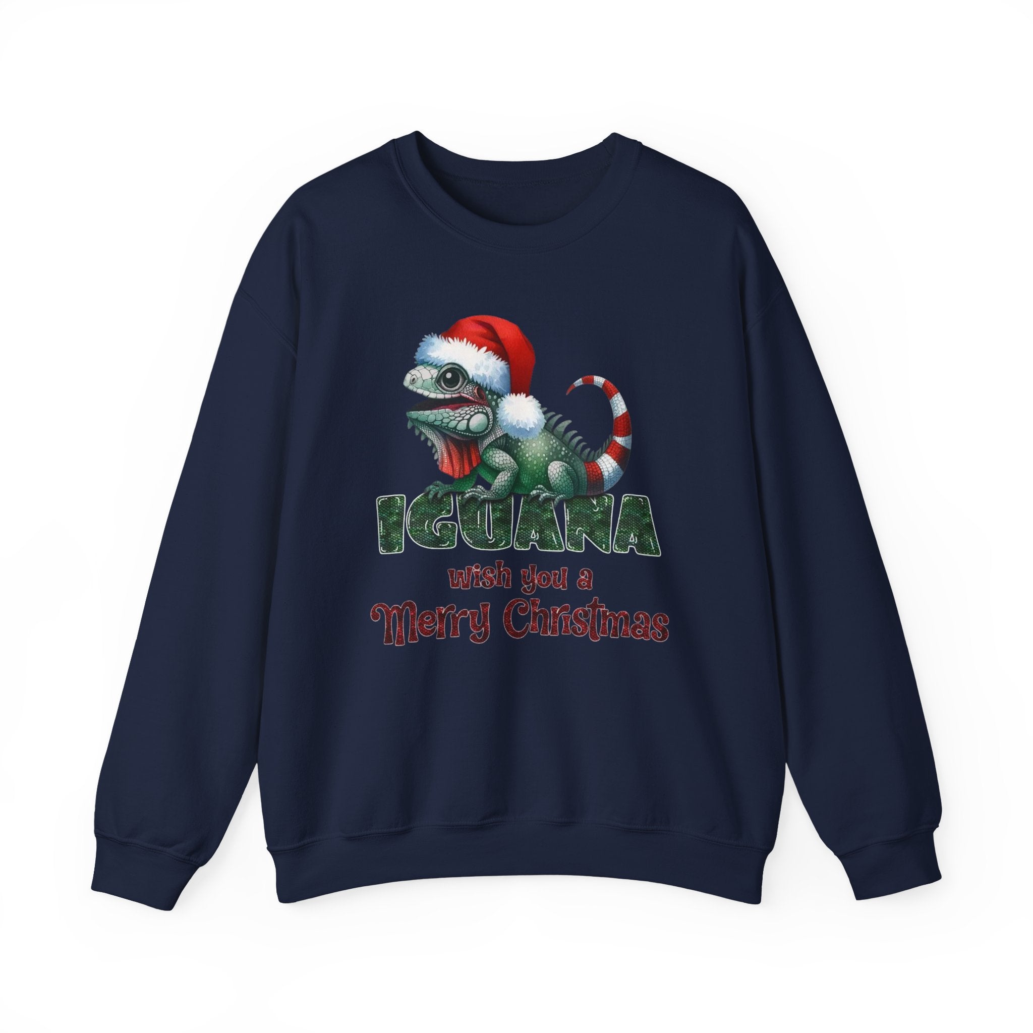 Iguana Wishes You a Merry Christmas Sweatshirt