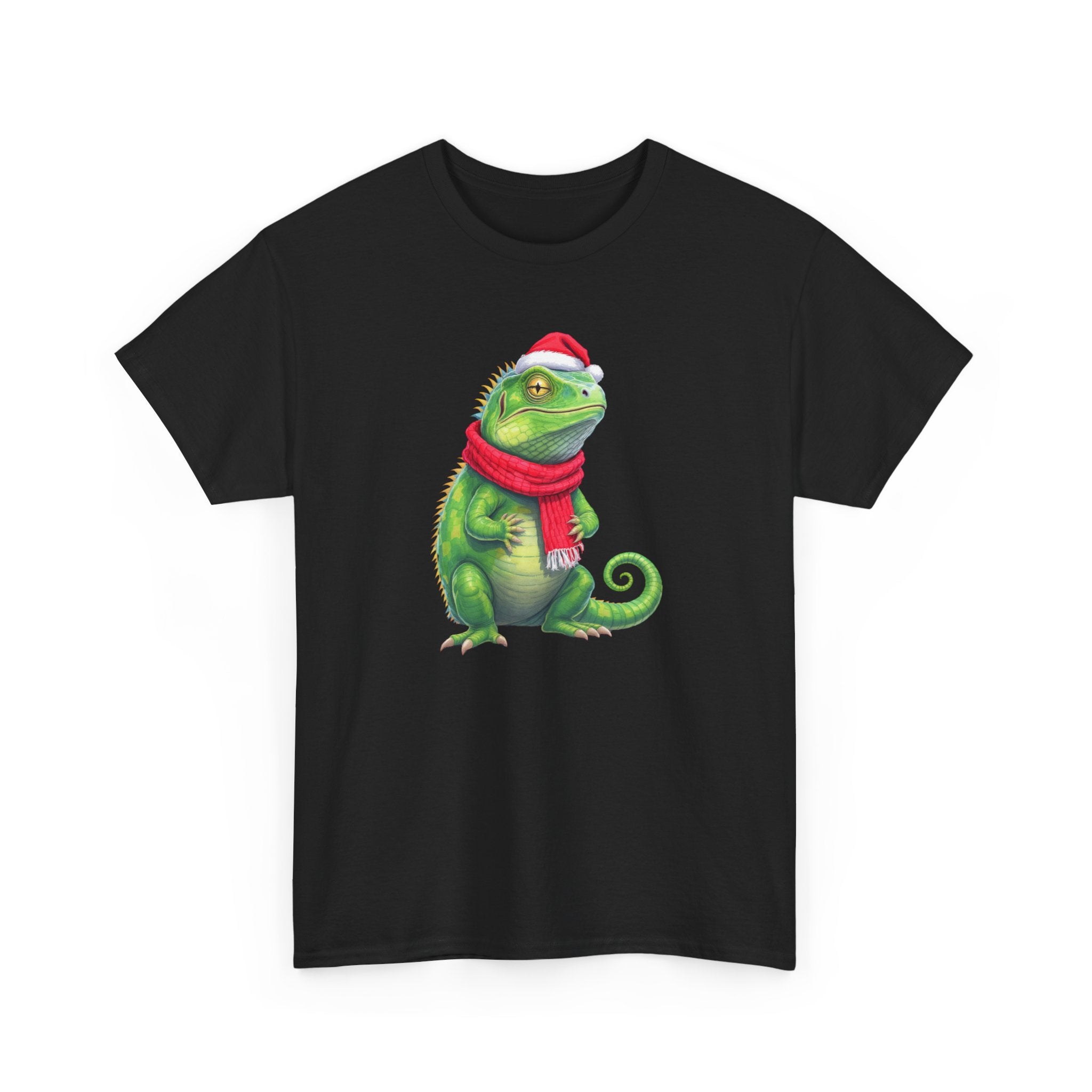 Iguana Christmas Tee — Festive Reptile Holiday Shirt