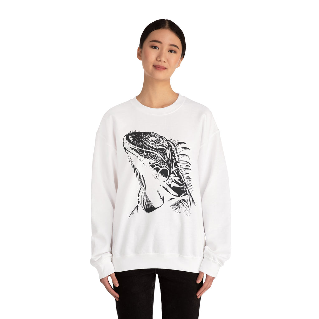 Iguana Line Art Sweatshirt - Iguana Lover Sweatshirt