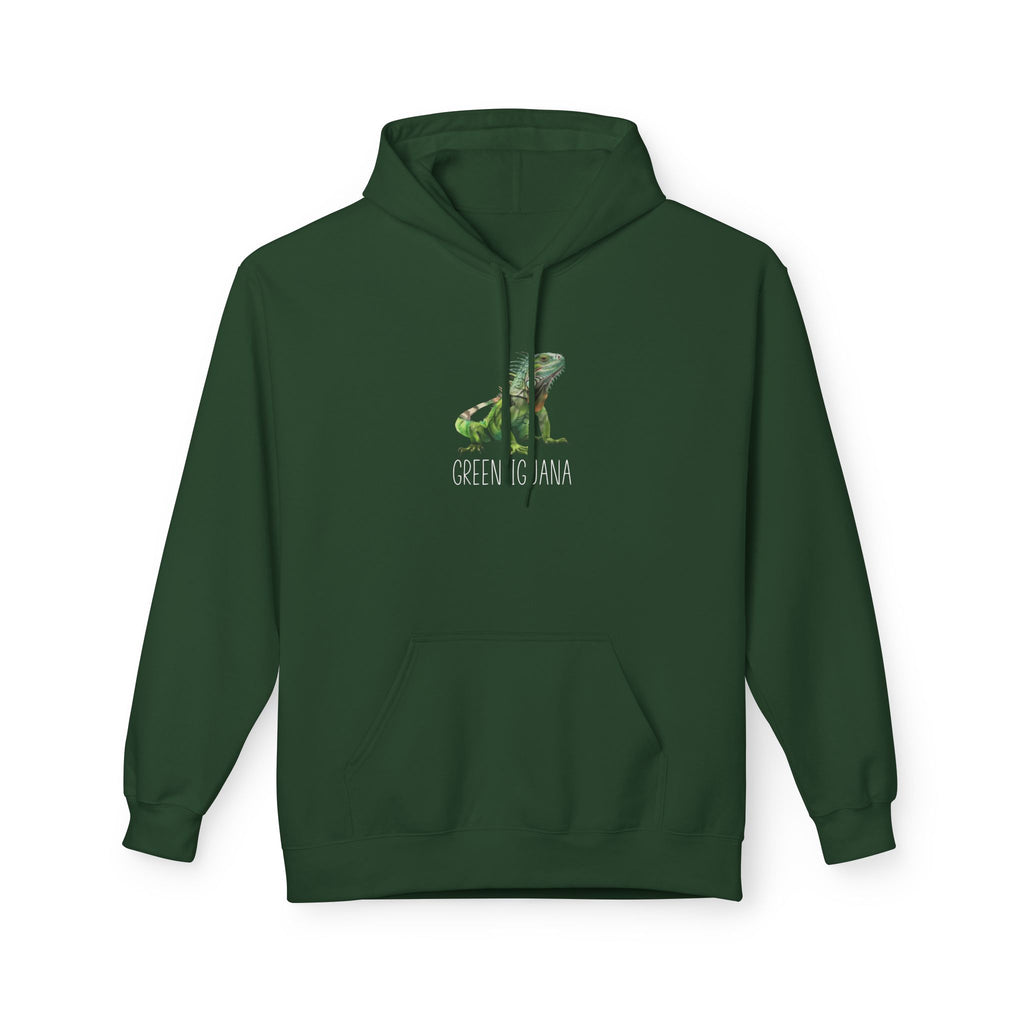"GREEN IGUANA" - Iguana Lover Hoodie
