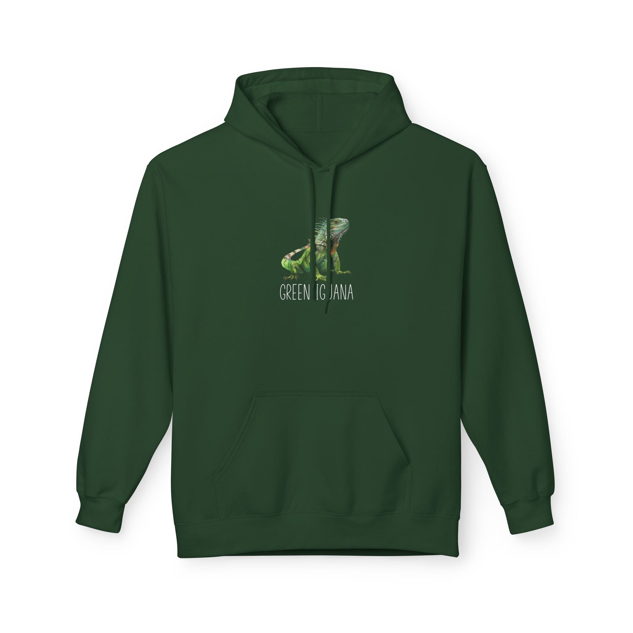 "GREEN IGUANA" - Iguana Lover Hoodie
