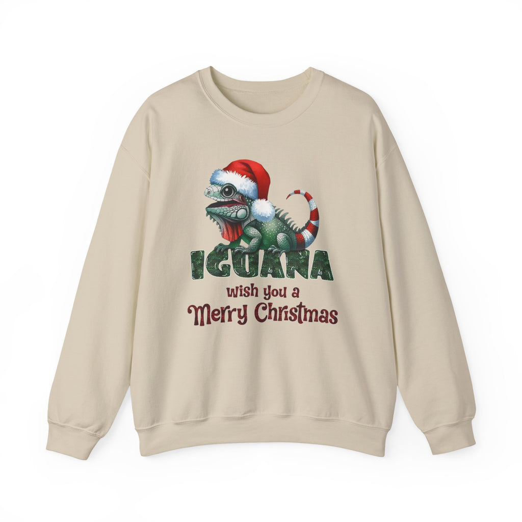 Iguana Wishes You a Merry Christmas Sweatshirt