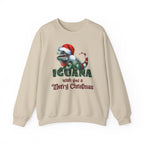Iguana Wishes You a Merry Christmas Sweatshirt