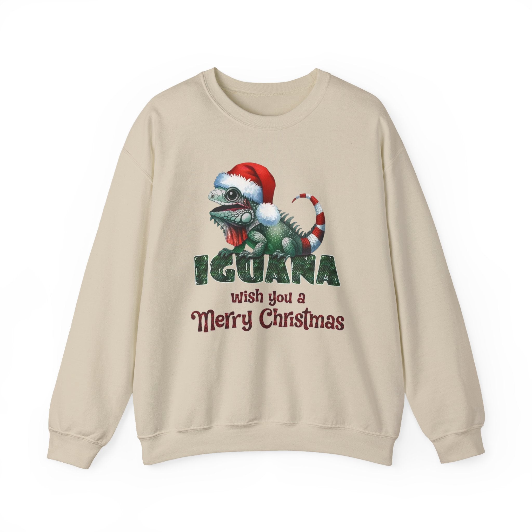 Iguana Wishes You a Merry Christmas Sweatshirt