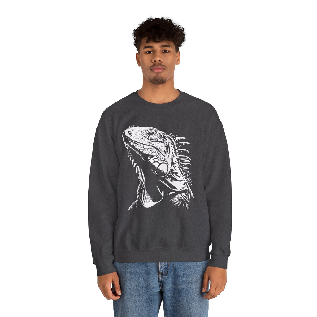 Iguana Line Art Sweatshirt - Iguana Lover Sweatshirt