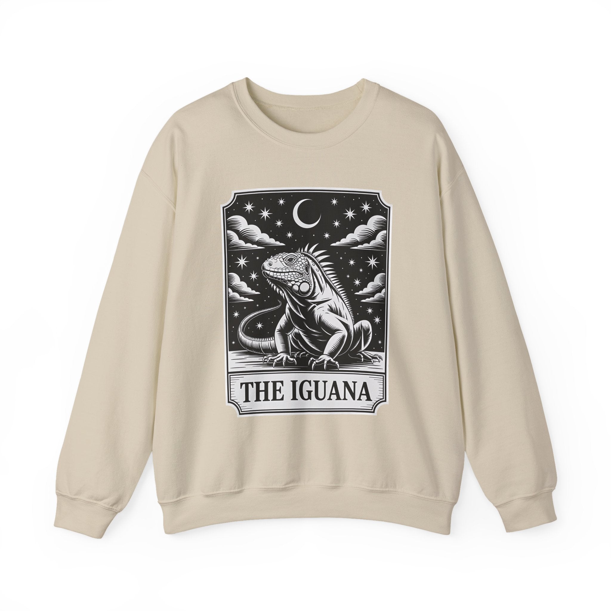 The Iguana Vintage Tarot Sweatshirt - Iguana Lover Sweatshirt