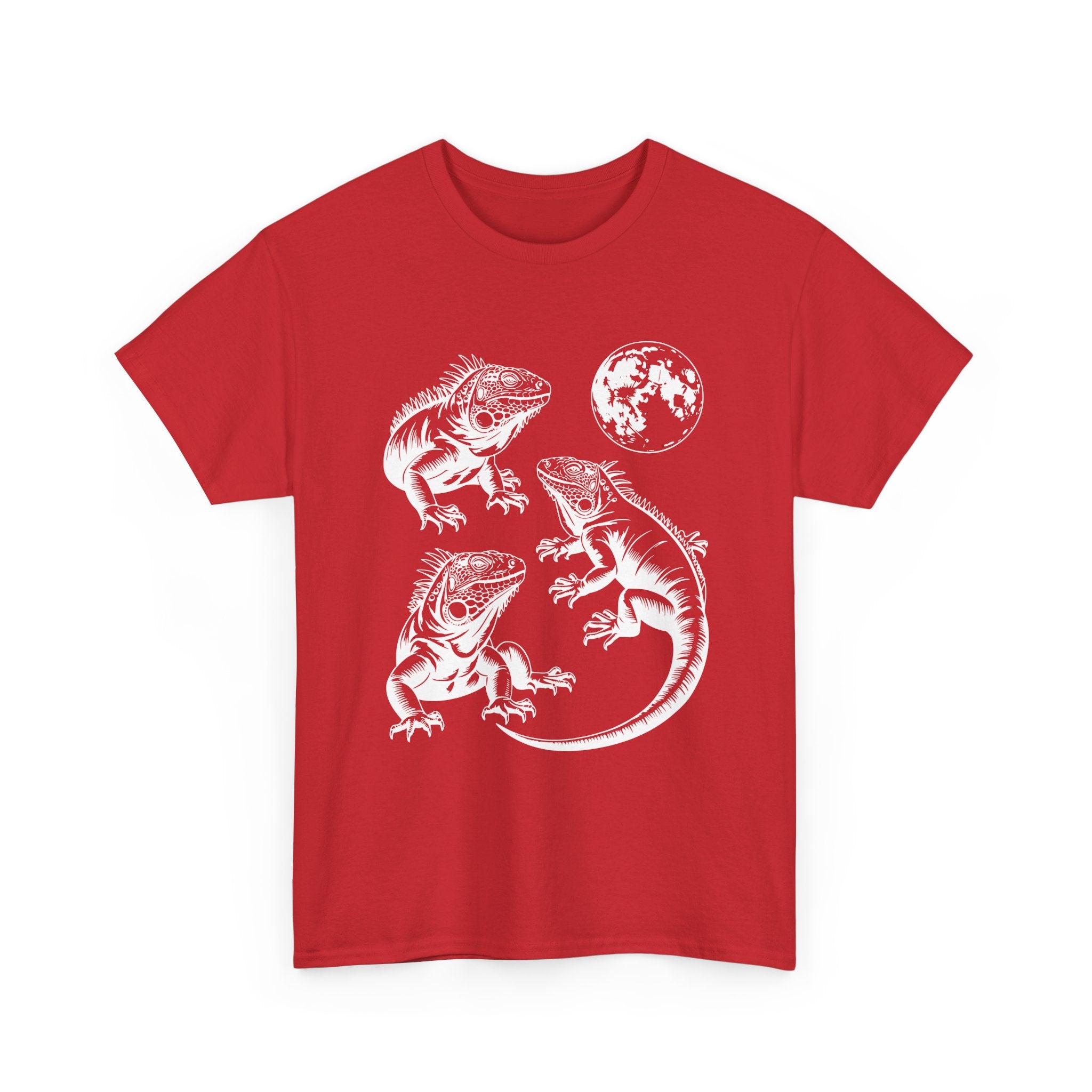 Iguana Line Art T-Shirt - Iguana Lover T-Shirt