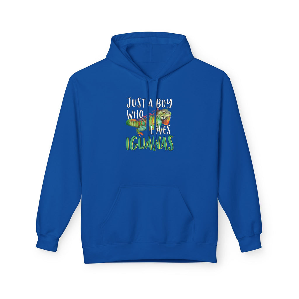 “Just A Boy Who Loves Iguanas" Hoodie - Iguana Lover Hoodie