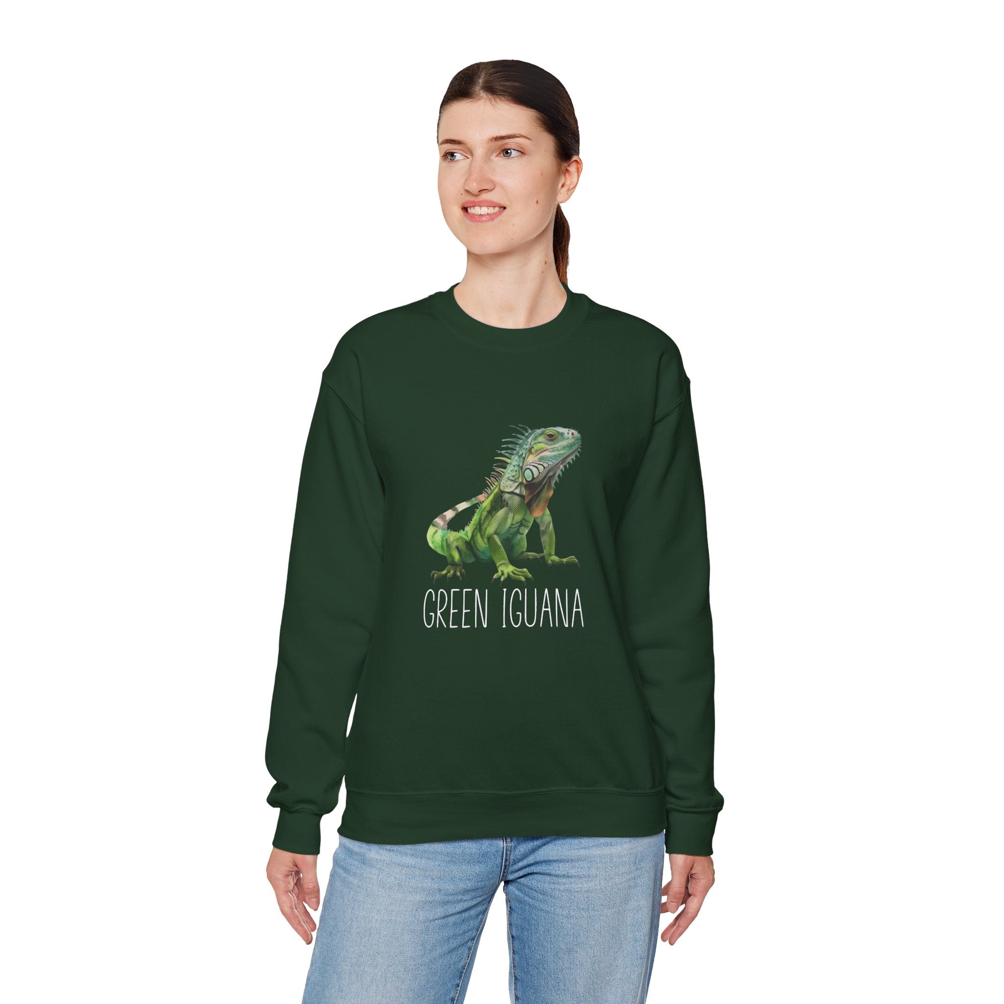 "GREEN IGUANA" - Iguana Lover Sweatshirt