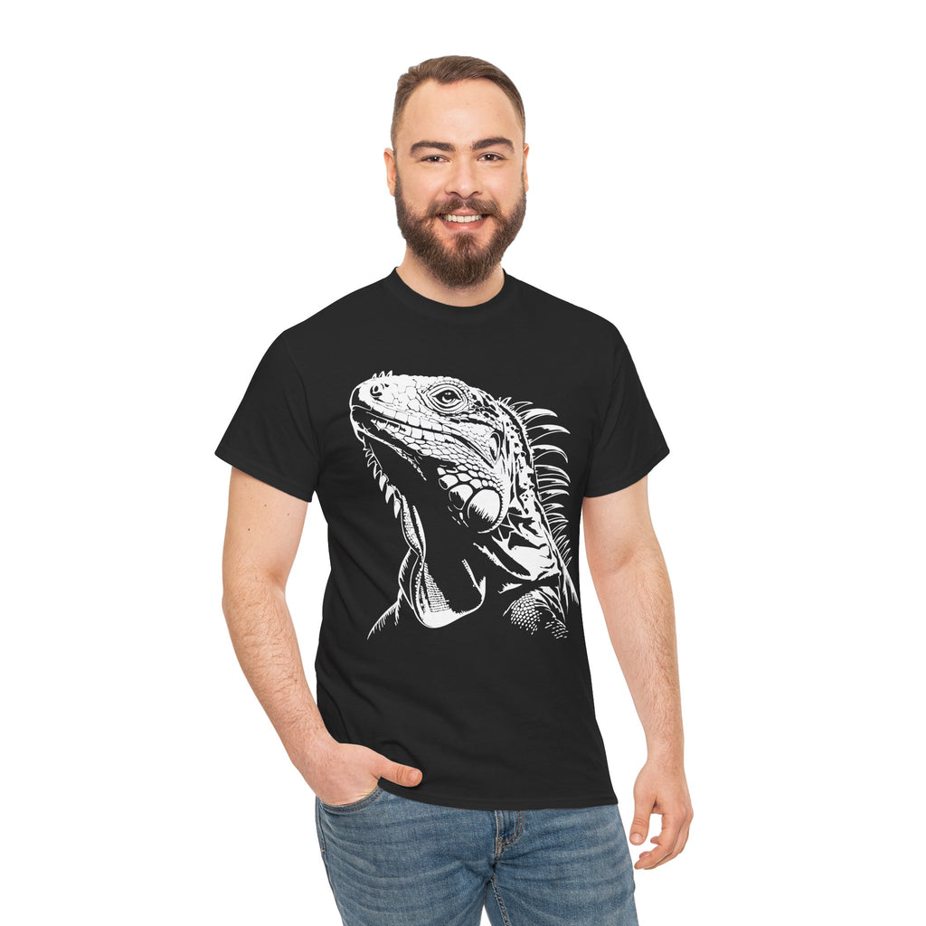 Iguana Line Art T-Shirt  - Iguana Lover T-Shirt