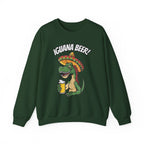 Iguana Beer Cheering Christmas Sweatshirt