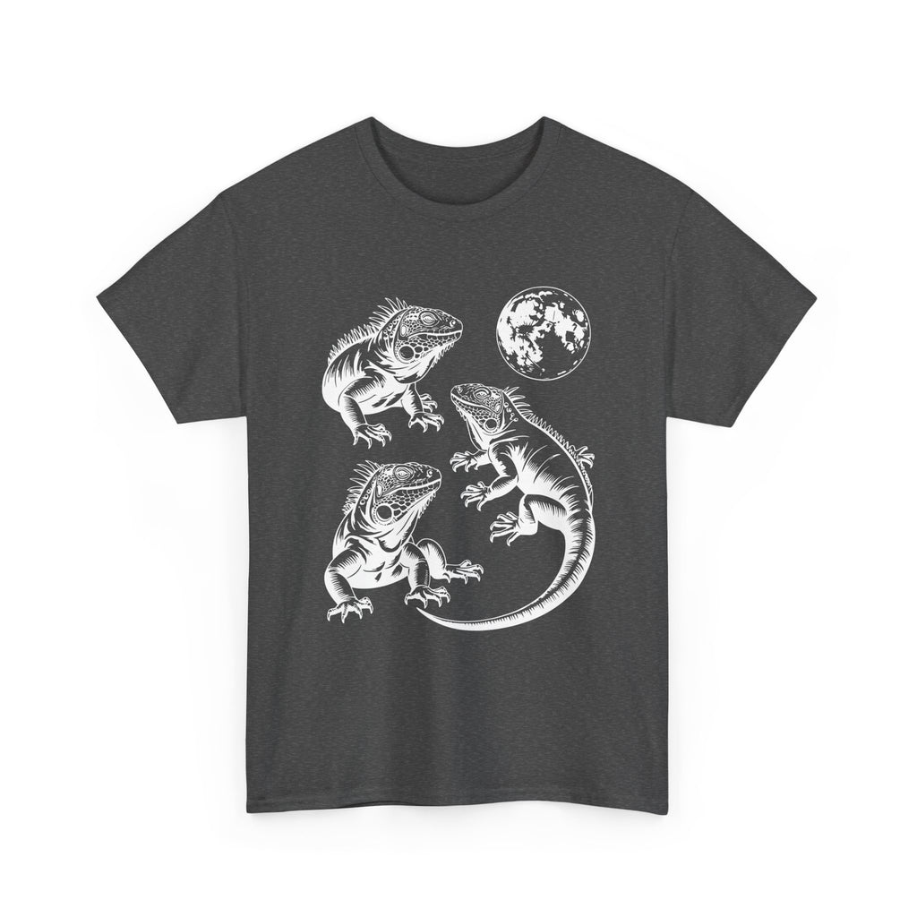 Iguana Line Art T-Shirt - Iguana Lover T-Shirt