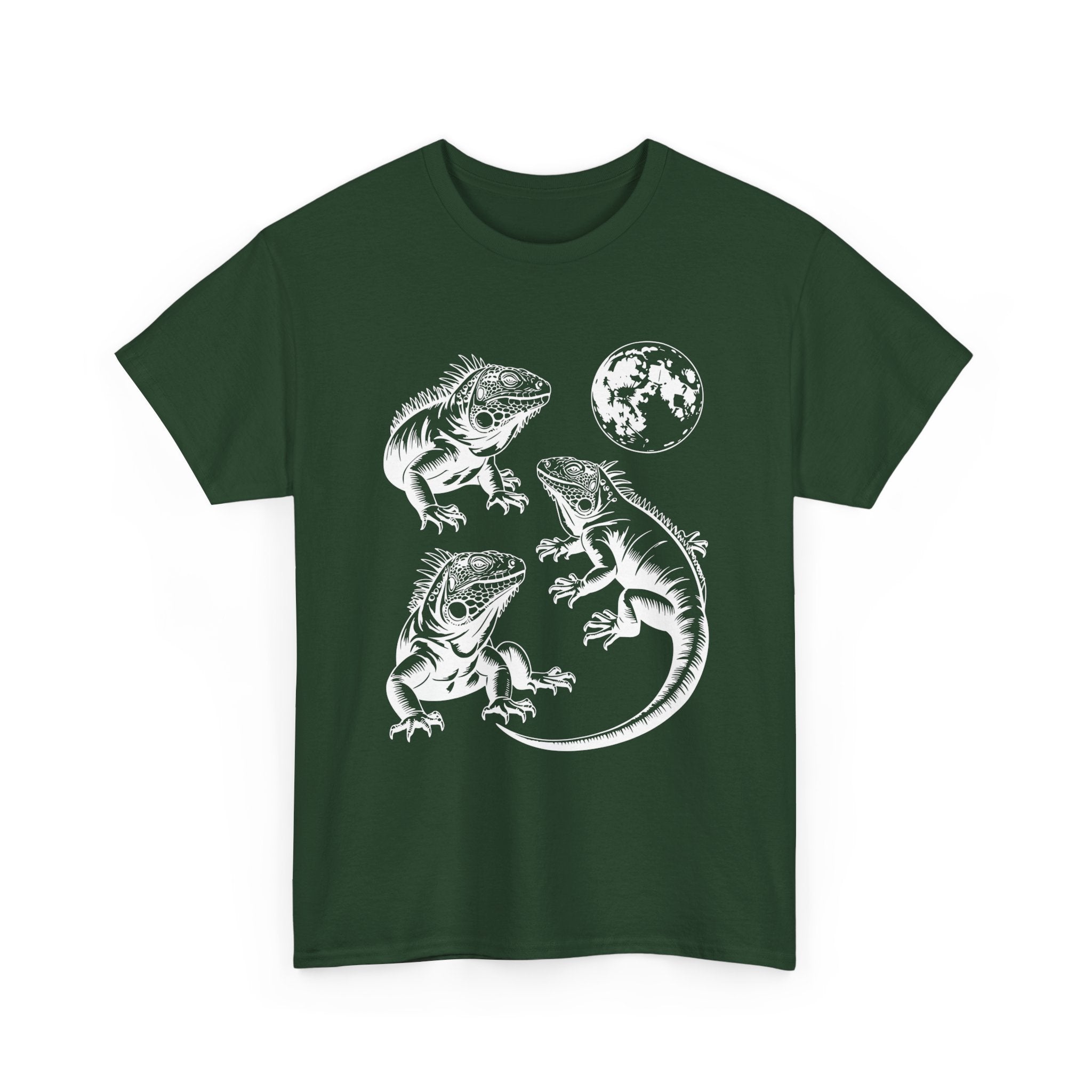 Iguana Line Art T-Shirt - Iguana Lover T-Shirt
