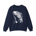 Iguana Line Art Sweatshirt - Iguana Lover Sweatshirt