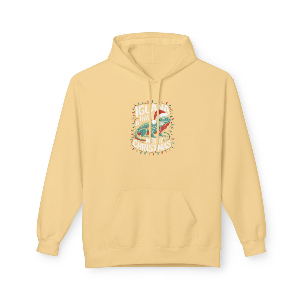 Iguana Christmas Hoodie - "Iguana Have A Merry Christmas"
