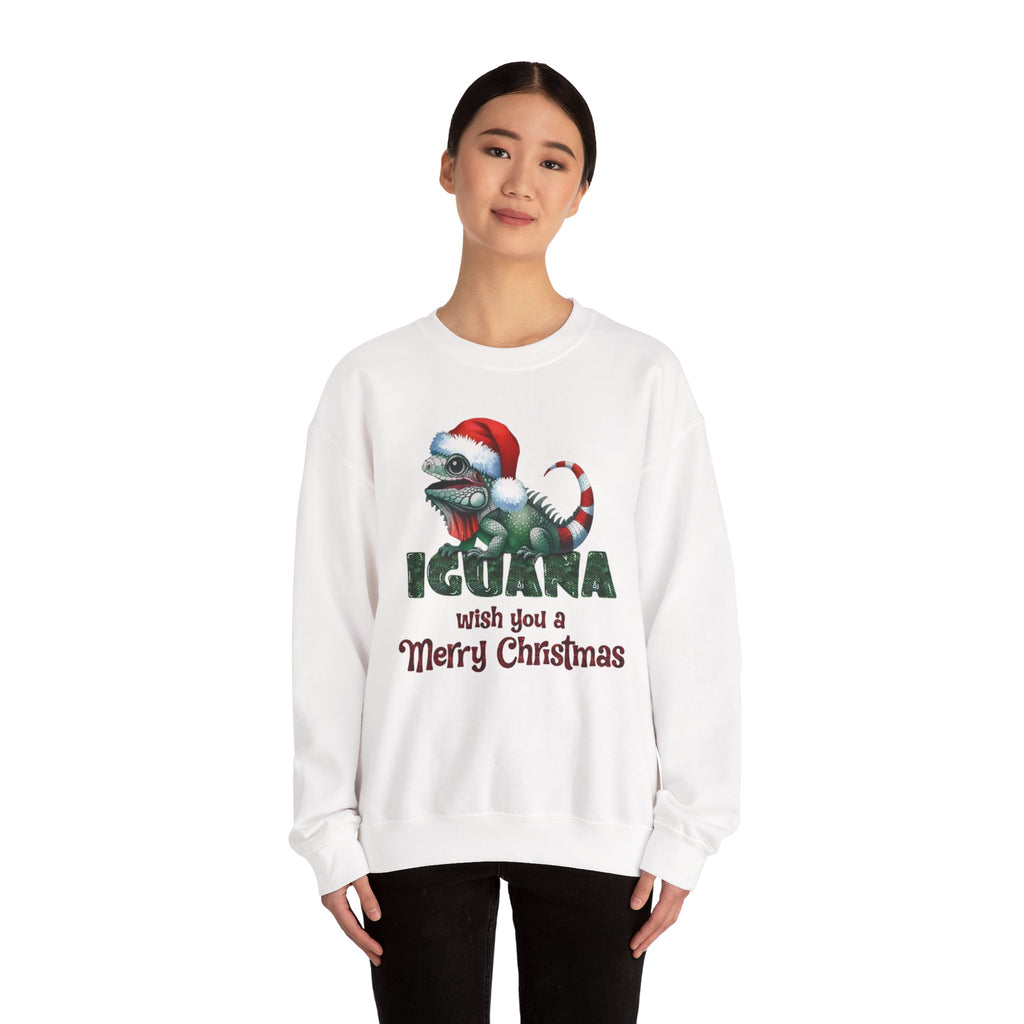Iguana Wishes You a Merry Christmas Sweatshirt