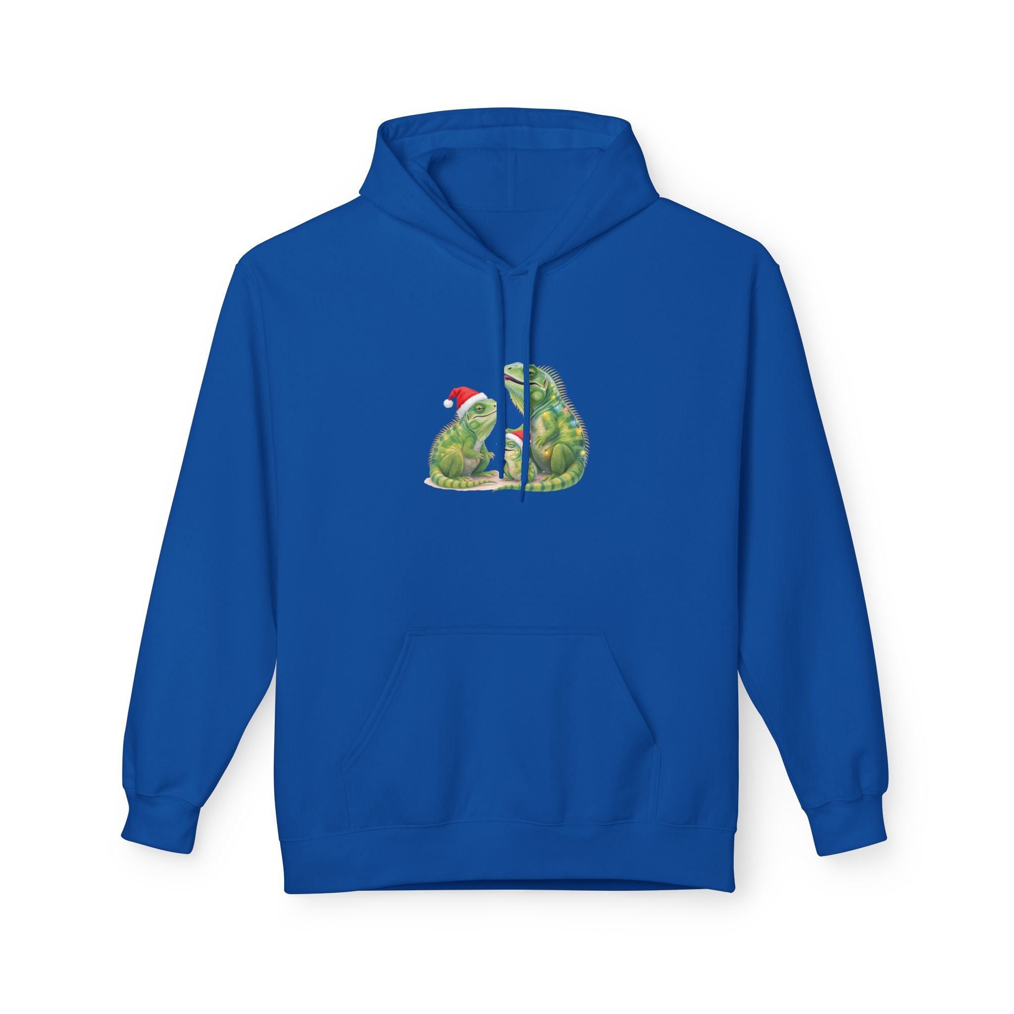 Iguana Family Christmas Hoodie — Reptile Lover Holiday Sweatshirt