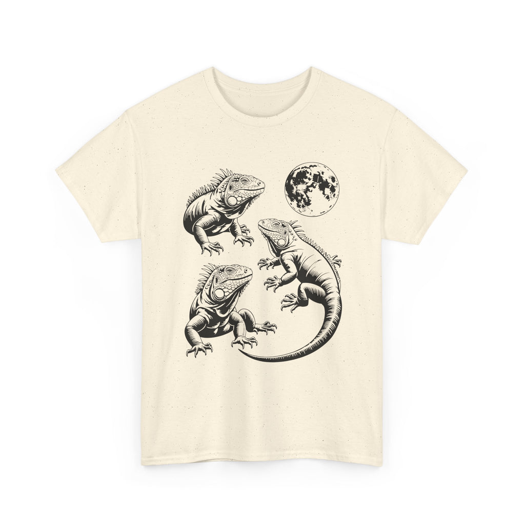 Iguana Line Art T-Shirt - Iguana Lover T-Shirt