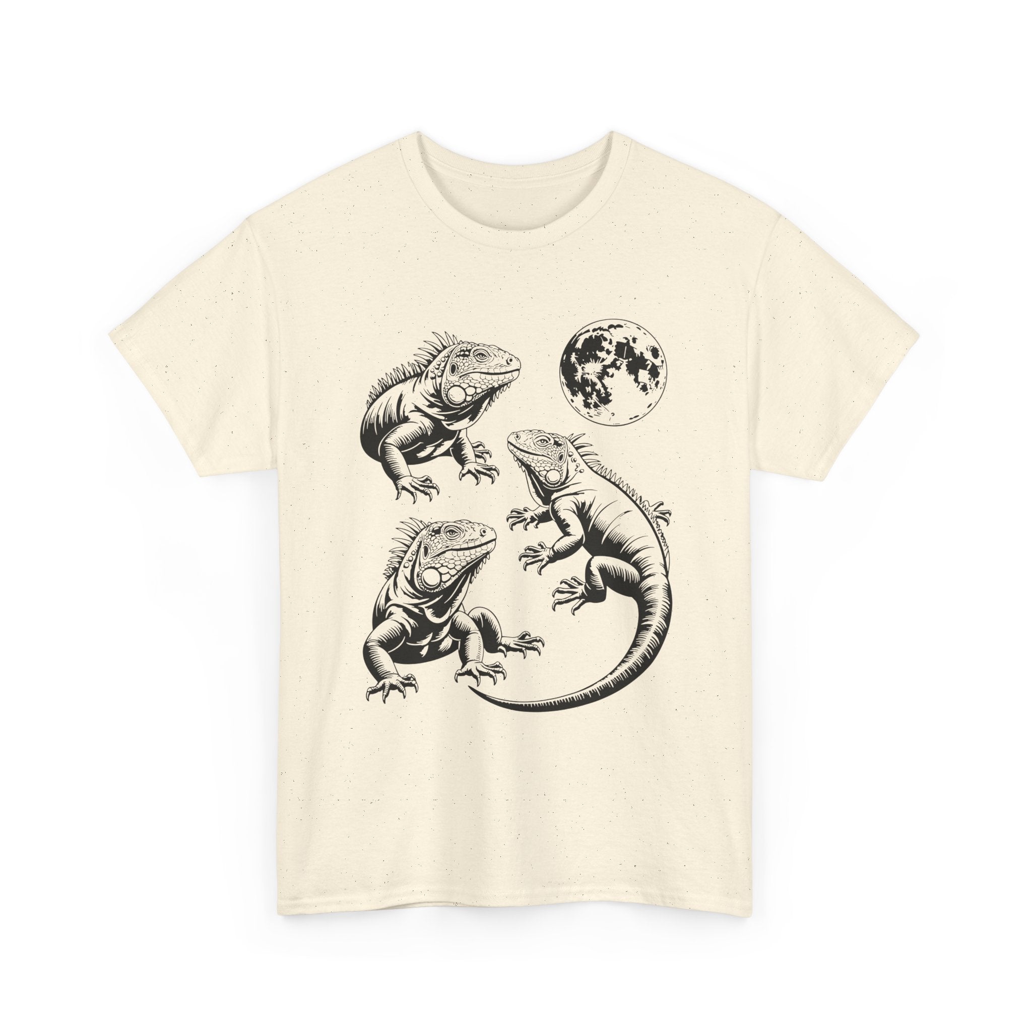Iguana Line Art T-Shirt - Iguana Lover T-Shirt
