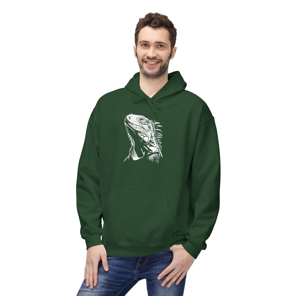 Iguana Line Art Hoodie - Iguana Lover Hoodie