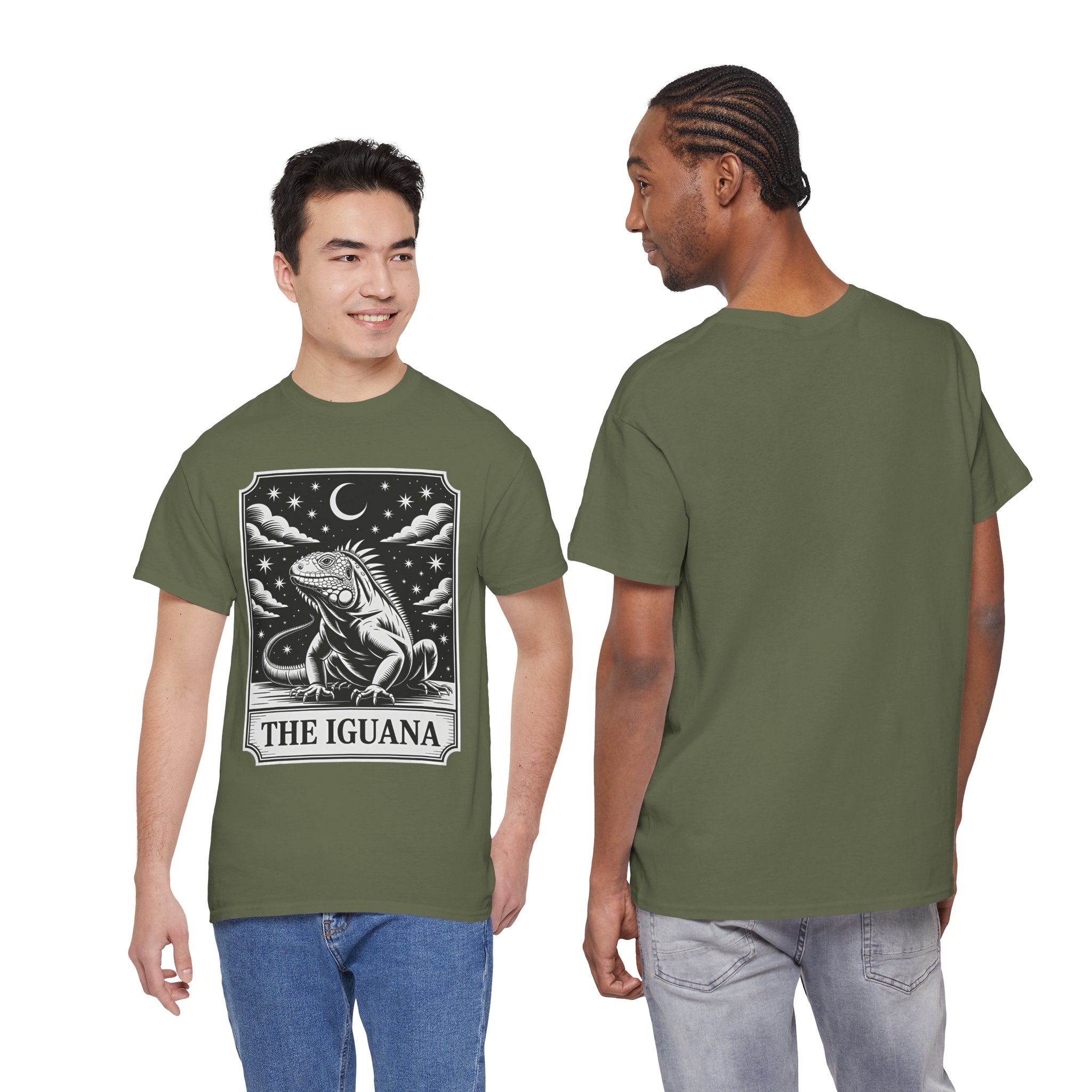 The Iguana Vintage Tarot T-Shirt - Iguana Lover T-Shirt