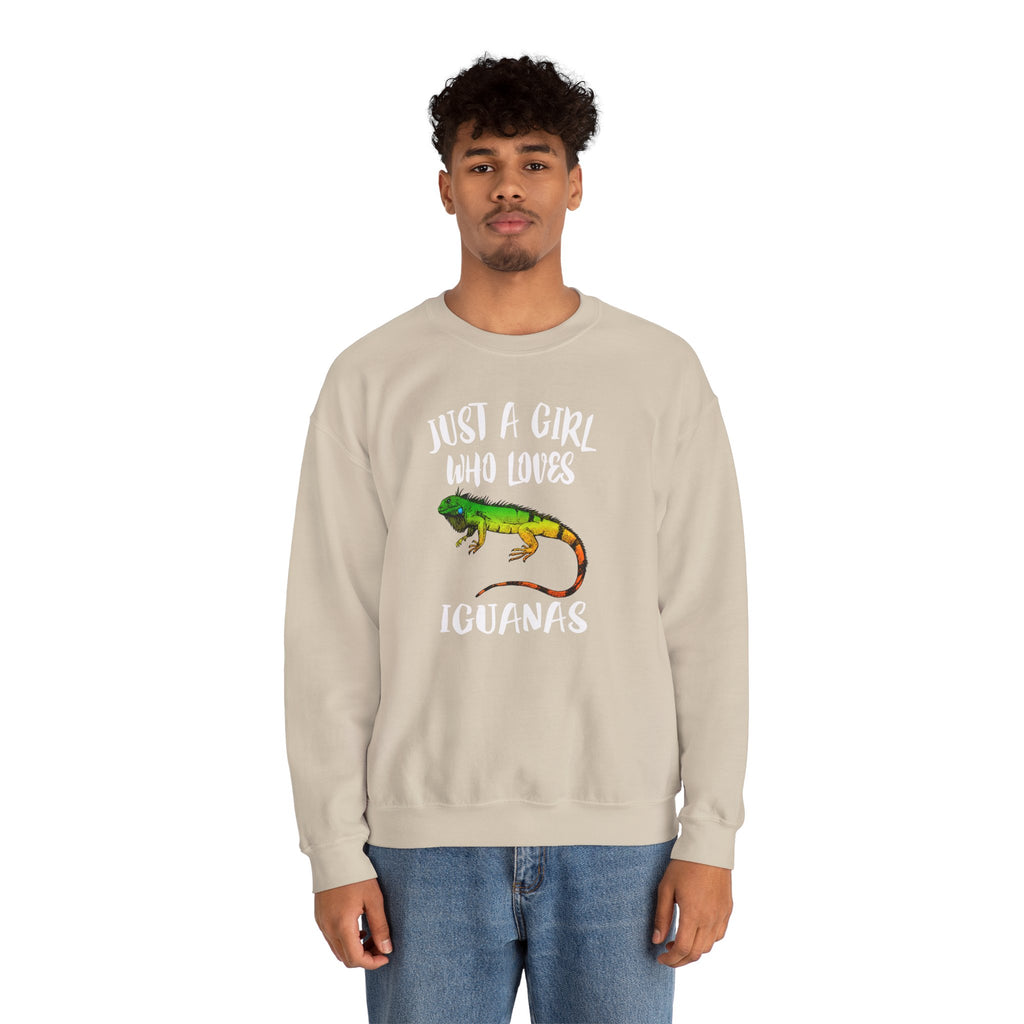 "Just A Girl Who Loves Iguanas" - Iguana Lover Sweatshirt