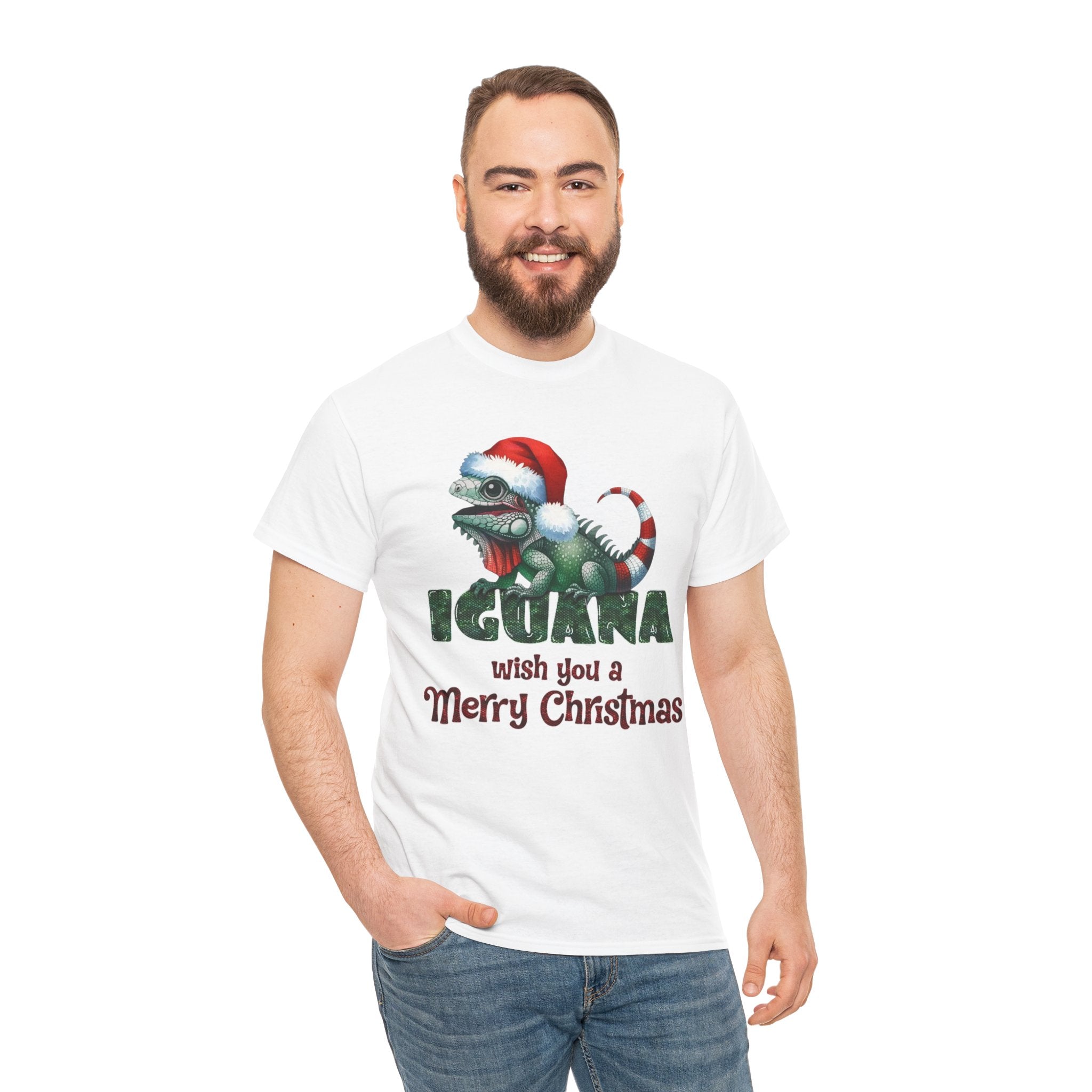 Iguana Wishes You a Merry Christmas Tee