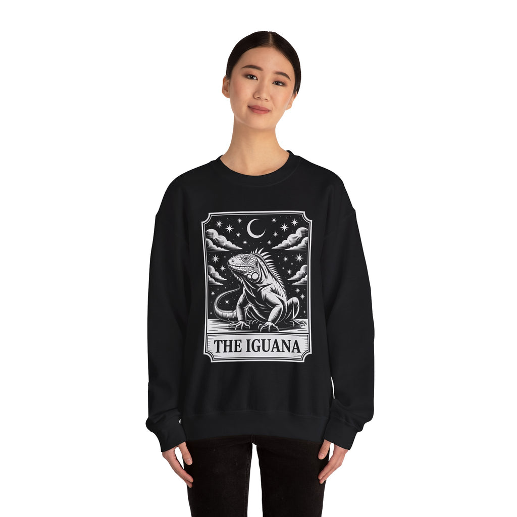 The Iguana Vintage Tarot Sweatshirt - Iguana Lover Sweatshirt